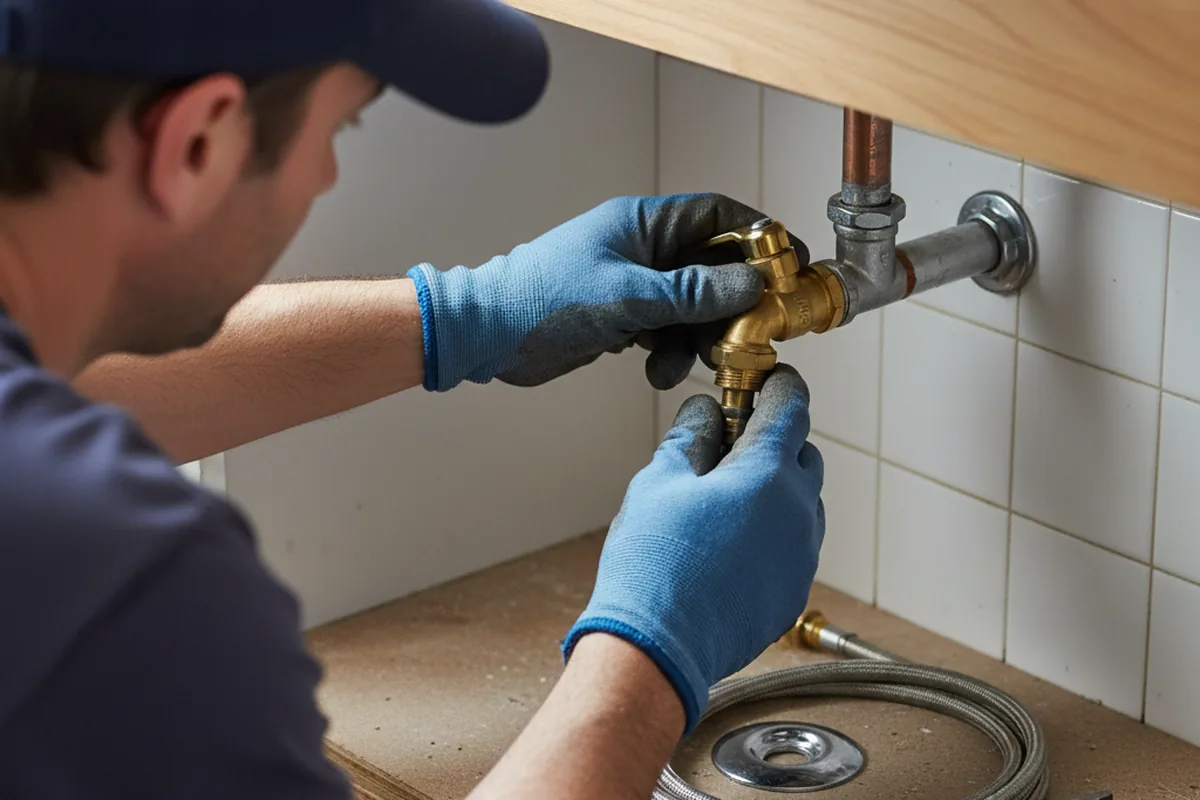 Shutoff valve and fitting work during Repiping in Ono